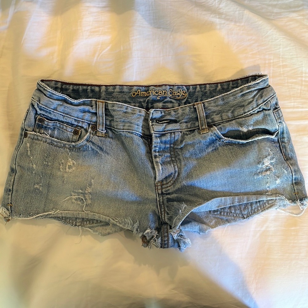 American eagle cut off jean shorts